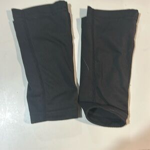 CM Youth Teenager Shin Guard Sleeves, 1 Pair, Black Color,